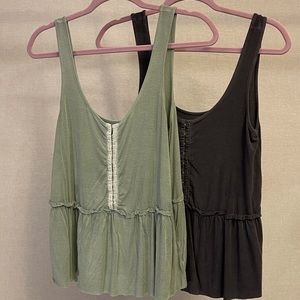 AE Front Clasp Tank Top Bundle (Set of 2)